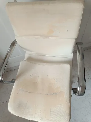 Silla de escritorio para tapizar con ruedas