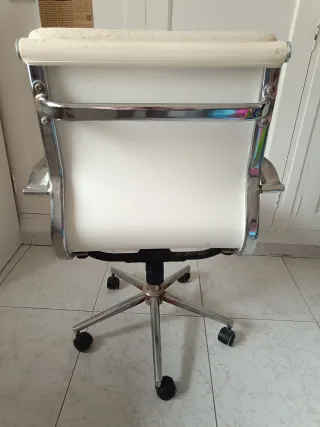 Silla de escritorio para tapizar con ruedas