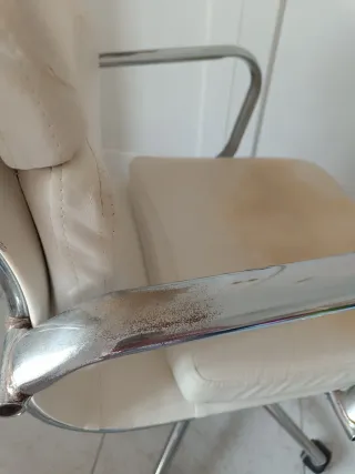 Silla de escritorio para tapizar con ruedas