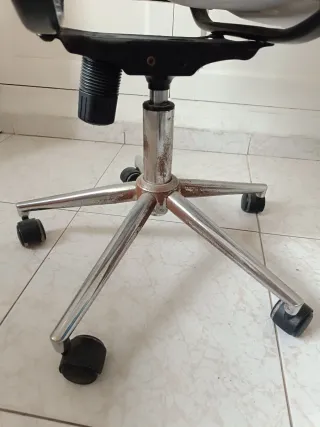 Silla de escritorio para tapizar con ruedas