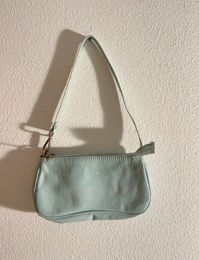 Bolso de hombro Shein verde menta