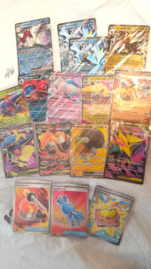 Lote Cartas Pokémon y ETB