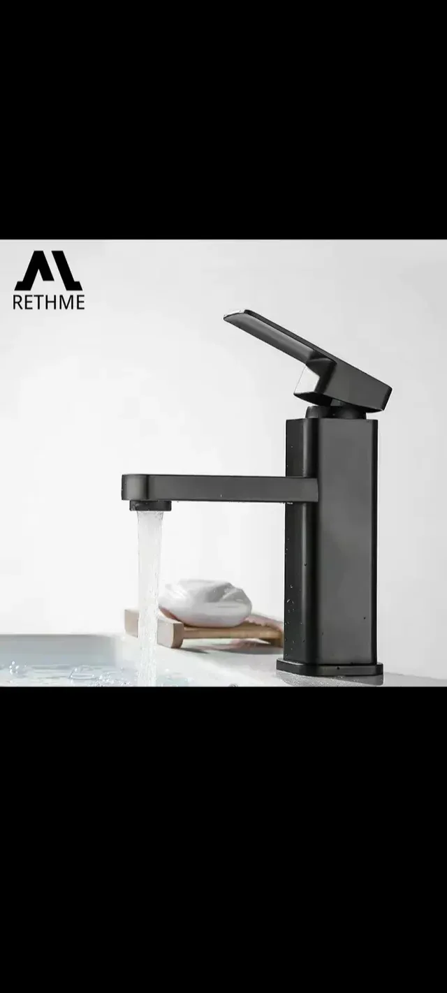 Grifo Negro Rethme para Lavabo - Nuevo