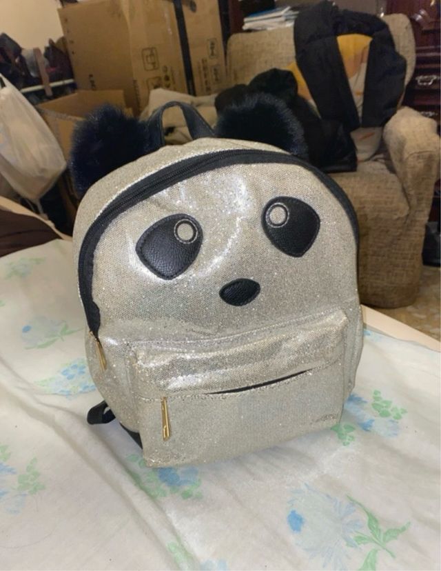 Mochila Panda Lentejuelas Infantil