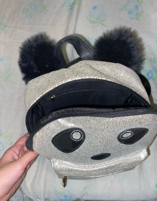 Mochila Panda Lentejuelas Infantil