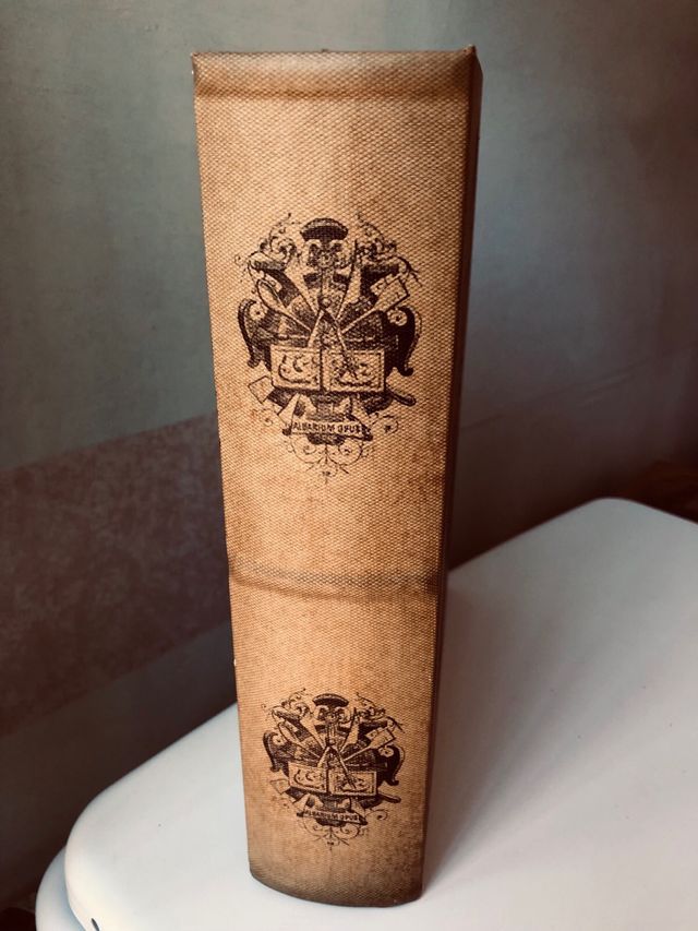 Set 2 Porta Oggetti Libro Vintage