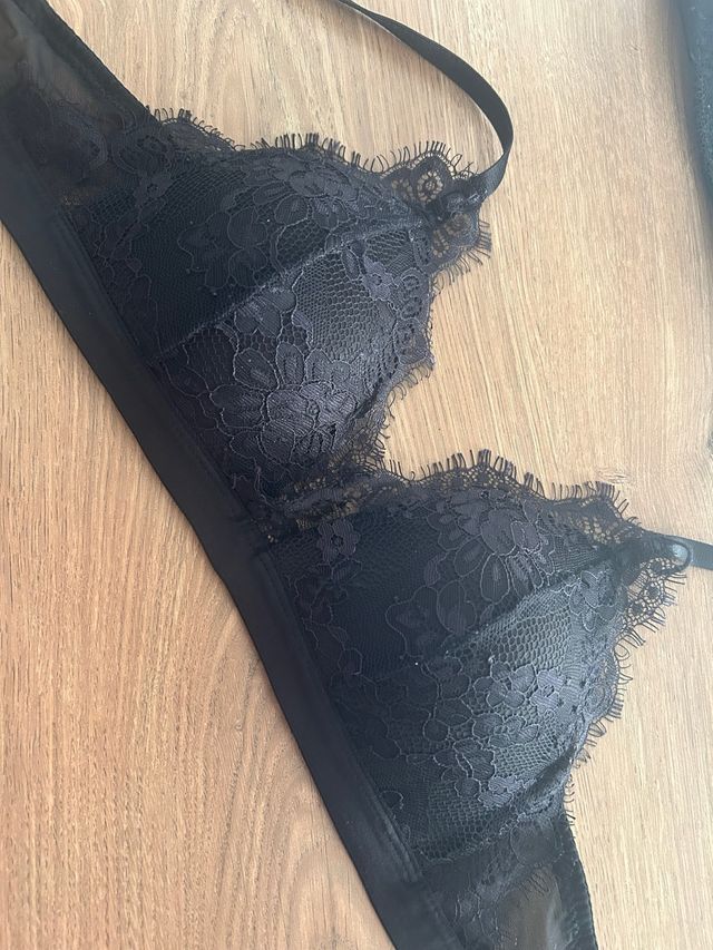 Reggiseno pizzo push-up senza ferretto