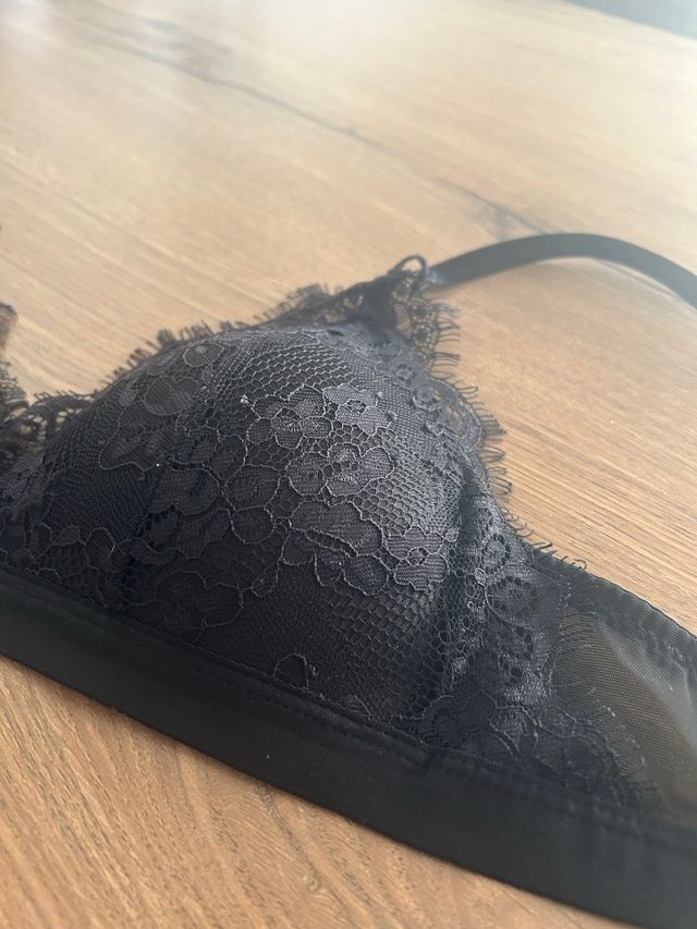 Reggiseno pizzo push-up senza ferretto