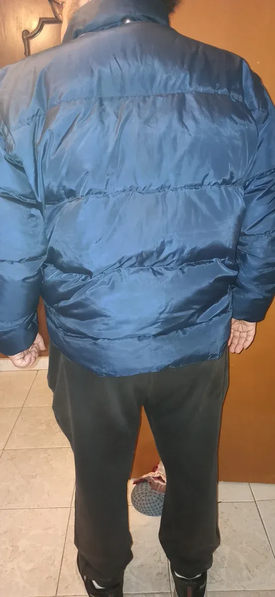 Chaqueta acolchada azul