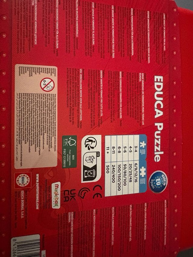 Maletín Puzzles Super Things 4 Puzzles