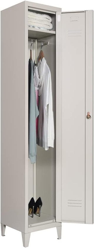 Armadio da Spogliatoio in Metallo con Chiusura a C