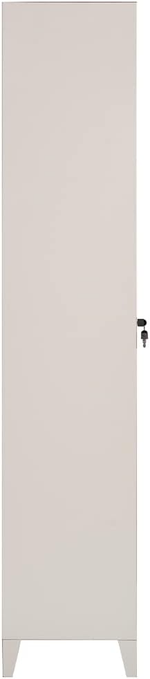 Armadio da Spogliatoio in Metallo con Chiusura a C