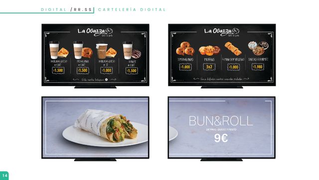 Diseño gráfico / Cartelería Digital / Anim 2D