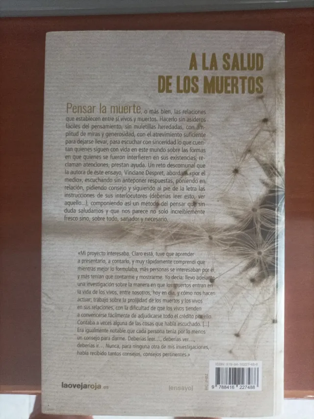 A la salud de los muertos - Vinciane Despret