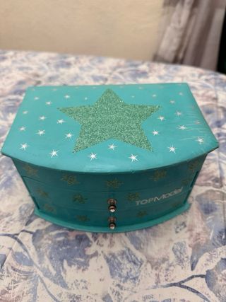 Joyero Top Model estrellas verde