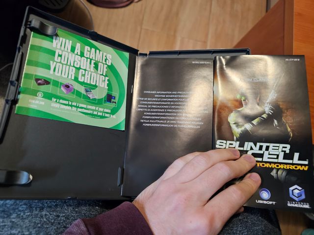 Splinter Cell Pandora Tomorrow Gamecube PAL UK