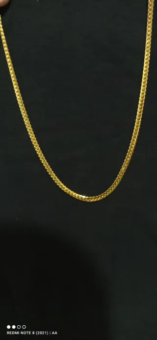 Cadena de oro estilo cubano