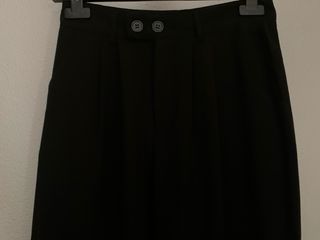 Pantalón culotte de traje negro