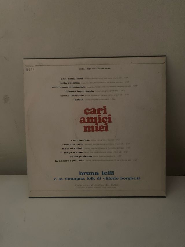 Bruna Lelli - Cari Amici Miei LP