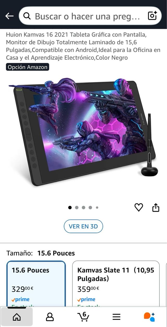 Tableta Gráfica Kamvas 16 (2021)