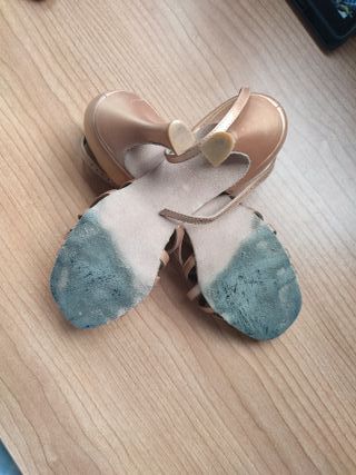 Sandalias de baile Capezio bronce