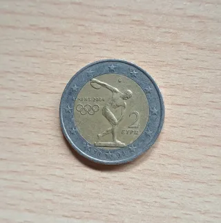 Moneda 2€ Grecia 2004
