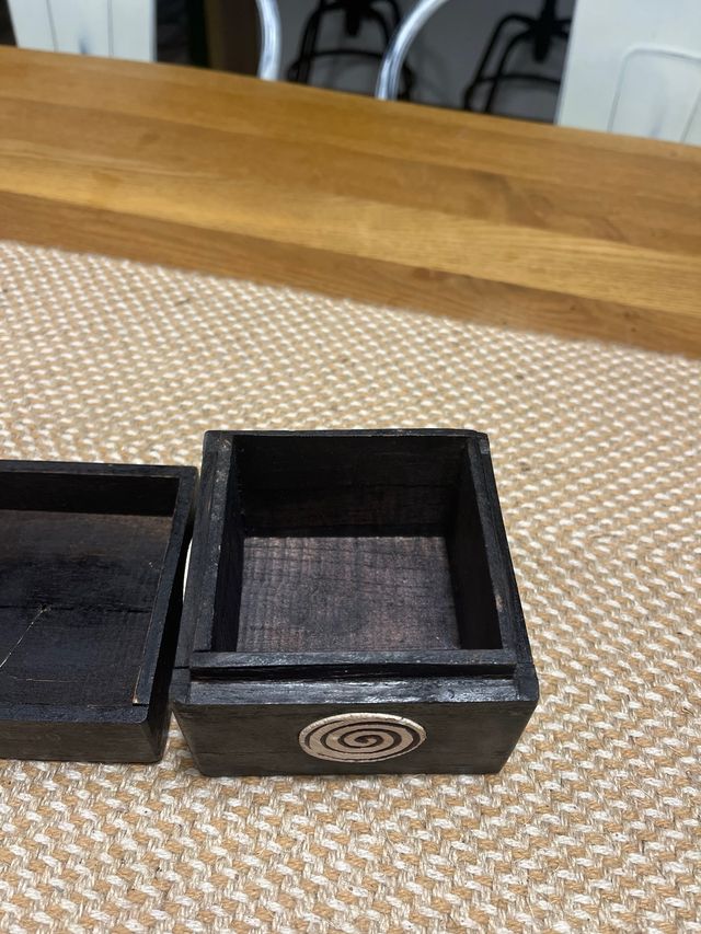 Scatola di legno decorata O CEBREIRO