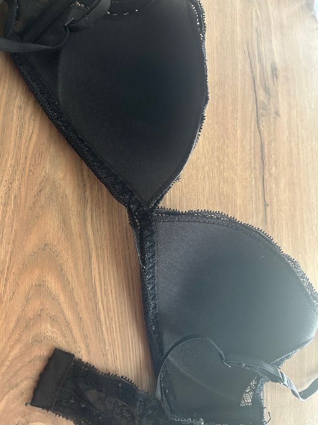 Reggiseno pizzo nero tg 2