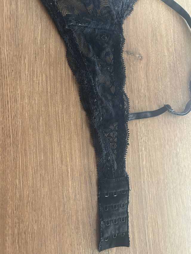 Reggiseno pizzo nero tg 2