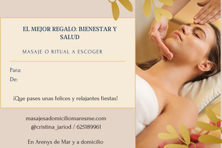 Masaje o terapia a domicilio