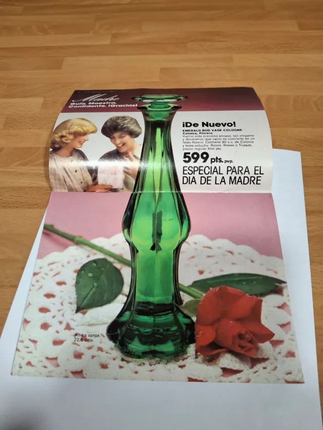 Avon Día de la Madre Rosa Vintage