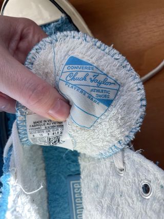 Converse Hi Fuzzy Bunny Blu limited edition