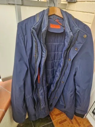 Parka Dos Galgos Caballero Azul