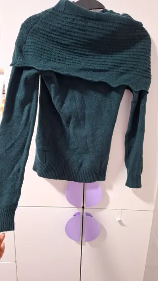 Maglia in cashmere verde
