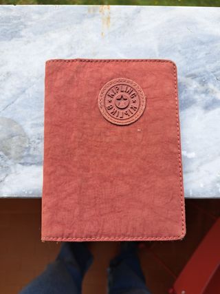 Portadocumenti Kipling rosso/marrone