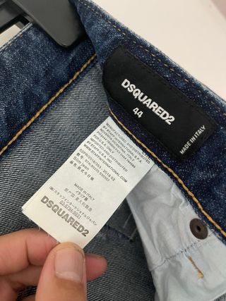 Pantalón Dsquared2 azul desgastado