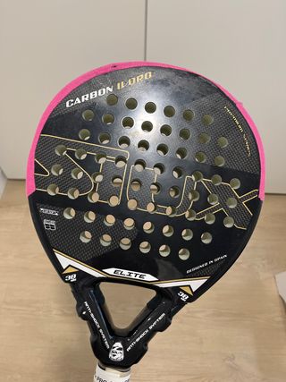 Pala de pádel Siux Carbon ORO y Wilson Bela