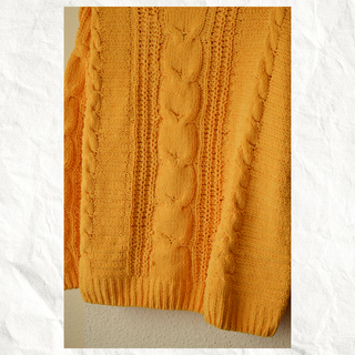 Jersey de punto | Amarillo | Invierno