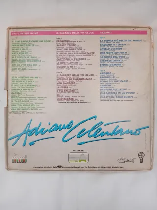 Cofanetto Adriano Celentano 3 musicassette (box)