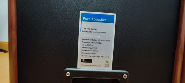 Altavoces Hi-Fi Pure Acoustics Pro 838 (180W RMS)