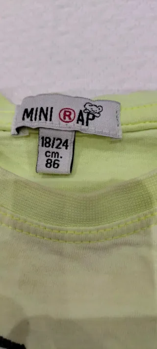 Maglietta neonato gialla con stampe