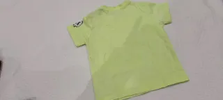 Maglietta neonato gialla con stampe