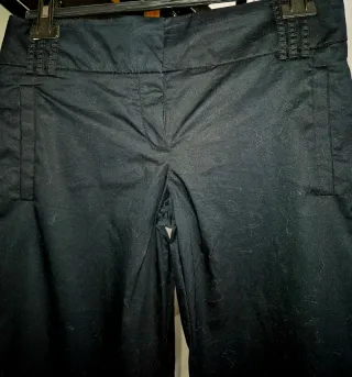Pantalones de algodón negros