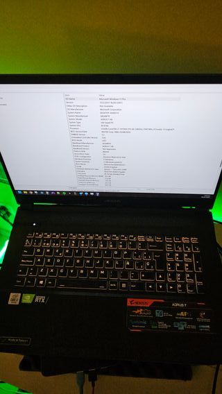 Portátil Gaming AORUS i7 / RTX 2060 / 16gb
