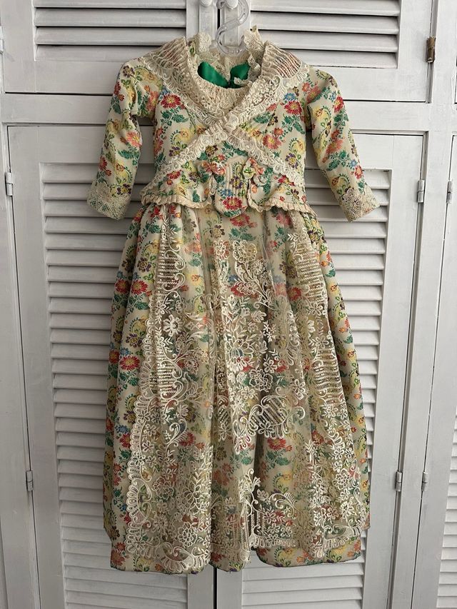 Vestido Fallera Infantil 6 - 7 años