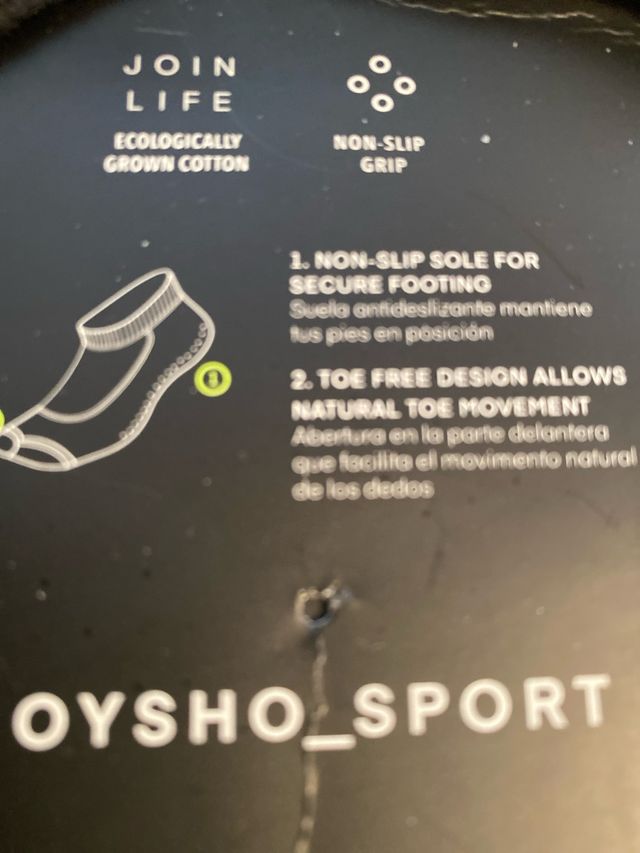 Calcetines Oysho Yoga Pilates Dedos Separados