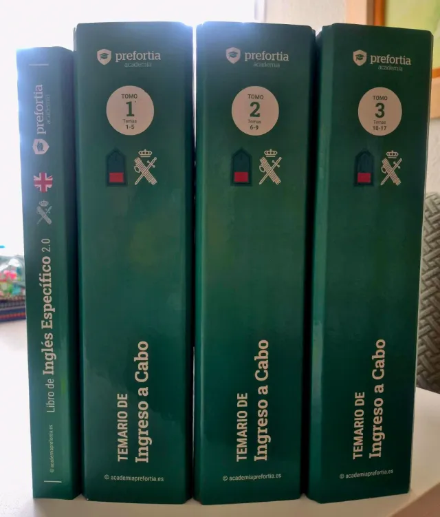 Temario Ascenso Cabo Prefortia + Inglés GC