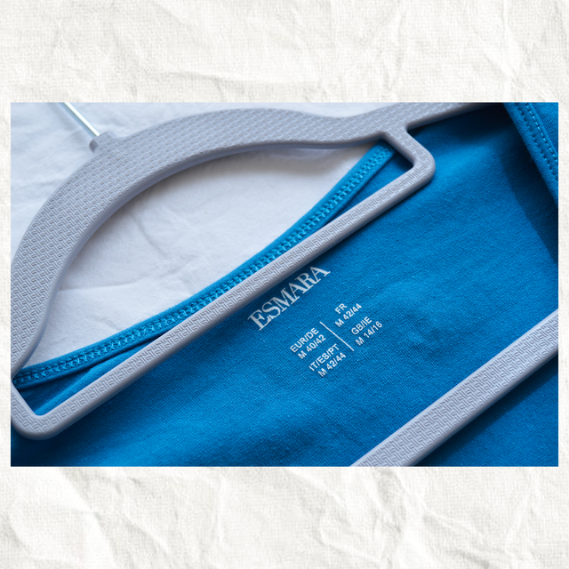 Camiseta Azul | Manga corta | Ajustada