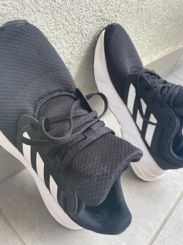 Zapatillas Adidas Hombre Negras Blancas