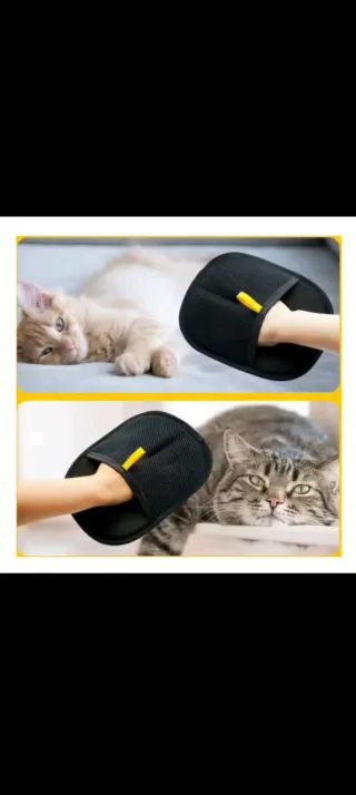 Manopla quitapelusas y pelo de mascota